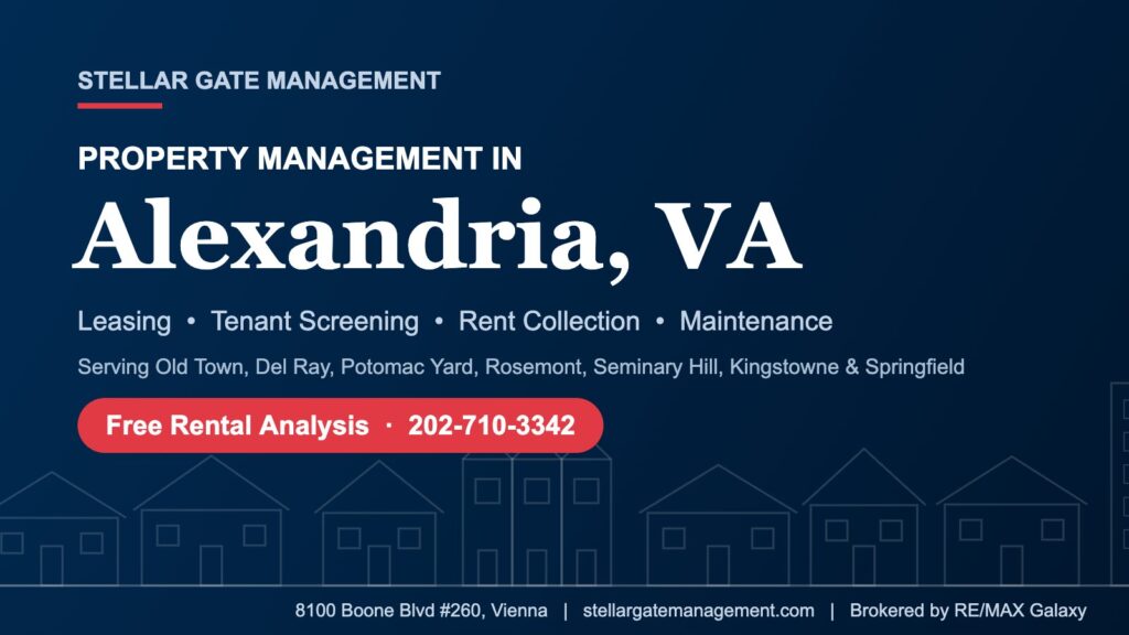 Property management in Alexandria, VA by Stellar Gate Management