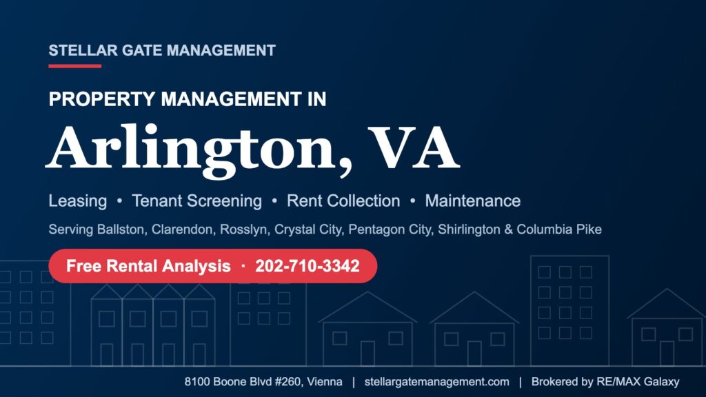 Property management in Arlington, VA by Stellar Gate Management