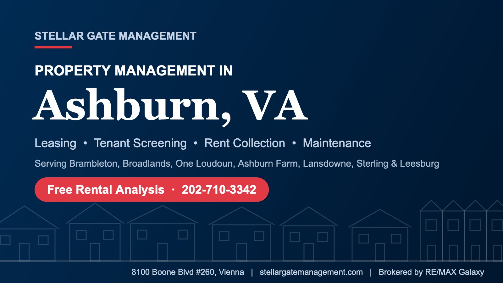 Property management in Ashburn, VA by Stellar Gate Management