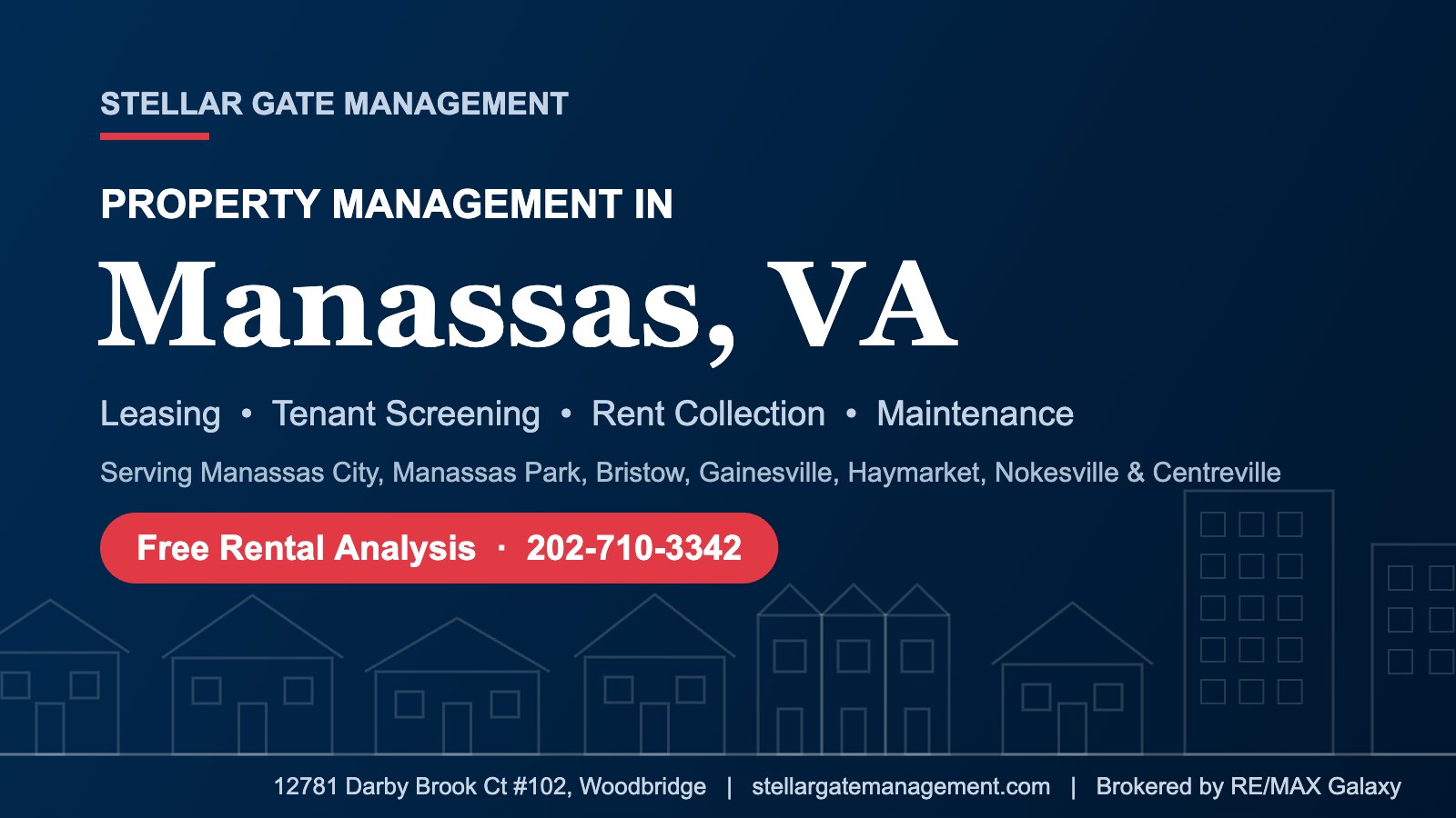 Property management in Manassas, VA by Stellar Gate Management